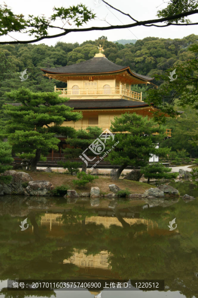 金閣寺寺；京都；日本