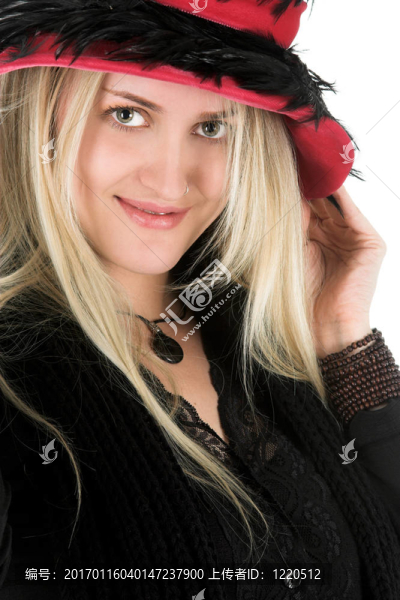 金發(fā)碧眼的模型