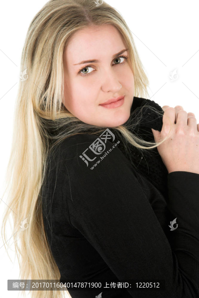 金發(fā)碧眼的模型