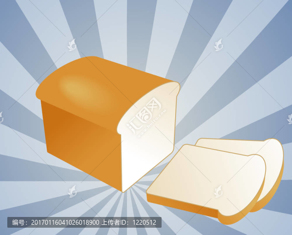 切片面包的插圖-匯圖網(wǎng) www.fosd68.com 切片面包的插圖