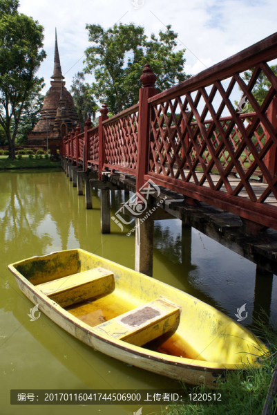 舍利塔；橋；船