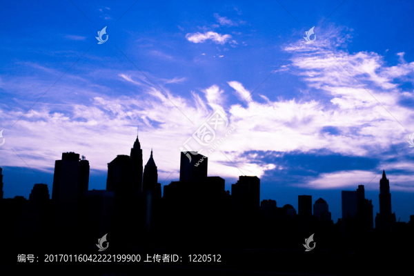 摩天大樓的剪影-匯圖網(wǎng) www.fosd68.com 摩天大樓的剪影