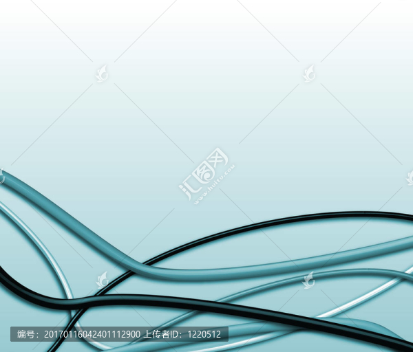 綠色的電纜