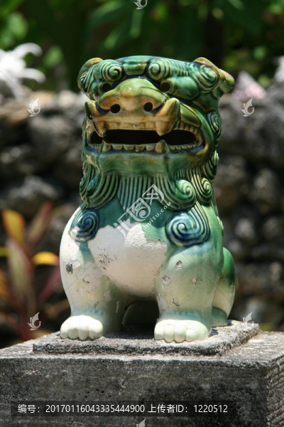 雕像-西表島；沖繩；日本