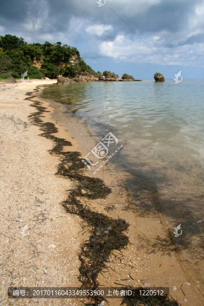 天堂海灘-西表島；沖繩；日本