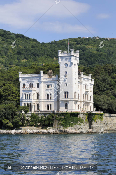 的里雅斯特（意大利）；Miramare,Castle