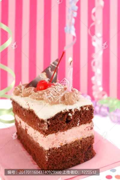 櫻桃巧克力生日蛋糕
