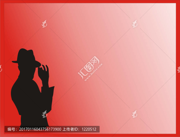 戴帽子的男人