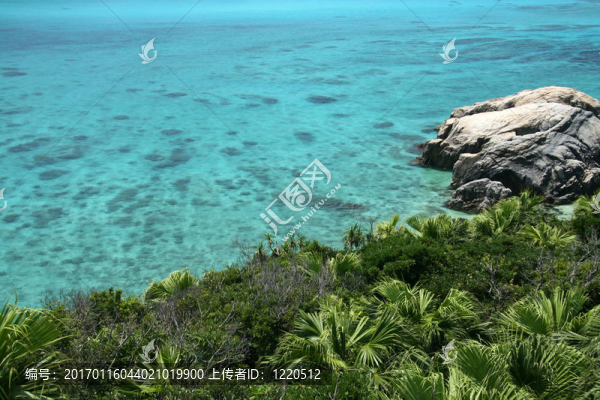 渡嘉敷島；沖繩；日本