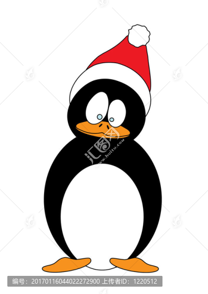 圣誕企鵝卡通