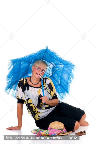 傘的女人
