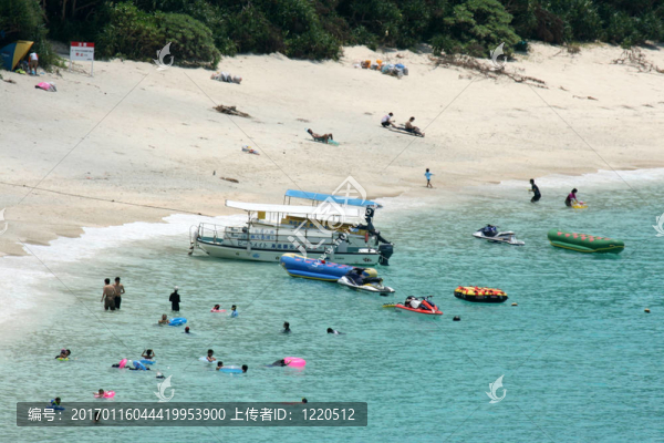 熱帶海灘-渡嘉敷島；沖繩；日本