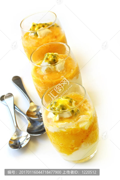 芒果西番蓮慕斯