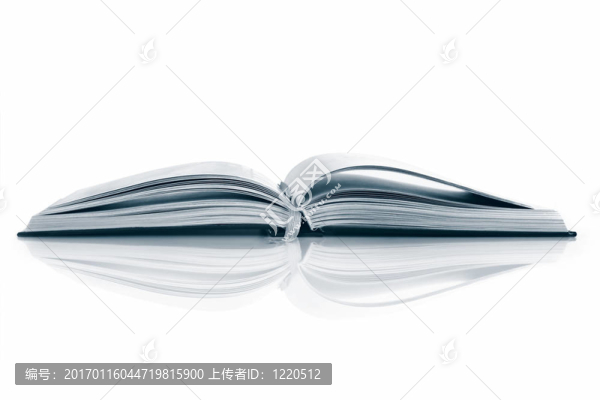 打開的書
