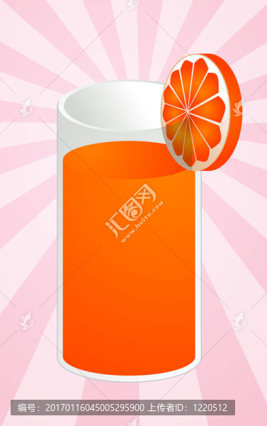 橙汁的插圖