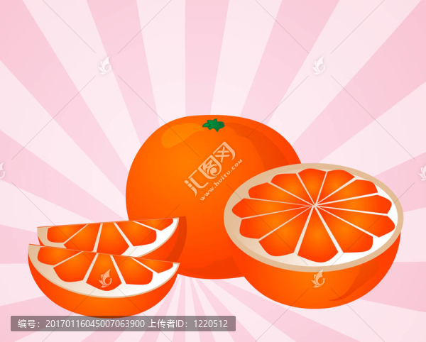 橙色的部分插圖