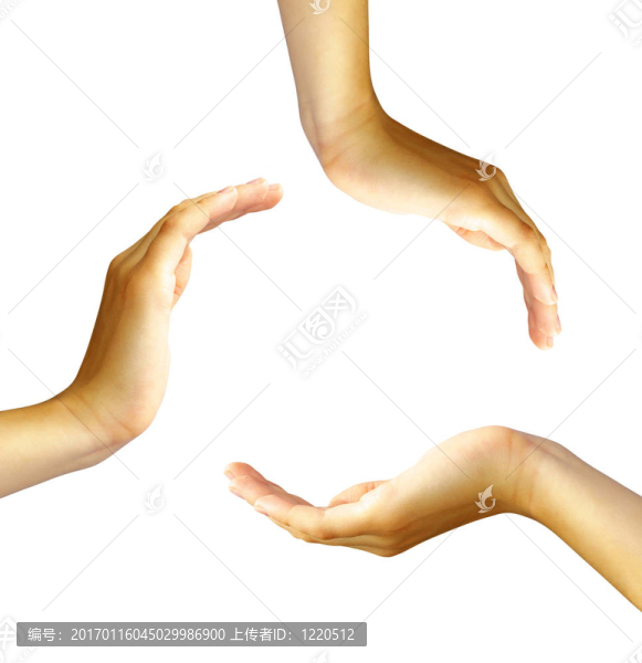 手