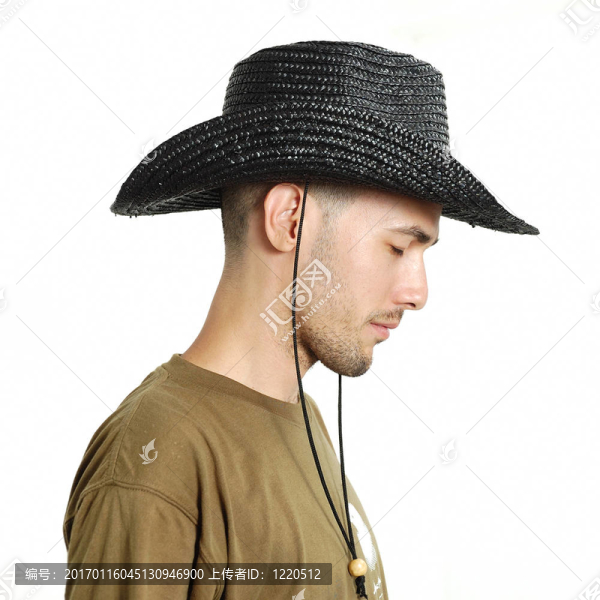 戴帽子的男人