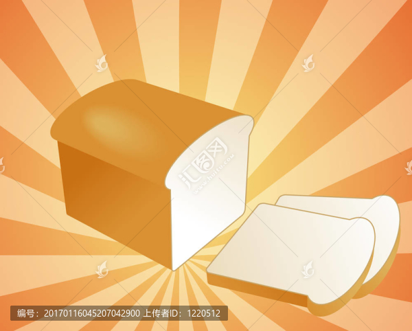 切片面包的插圖