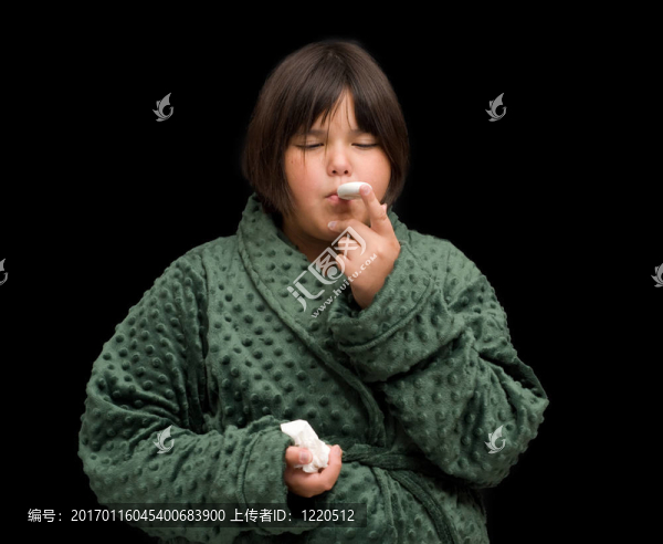生病的孩子