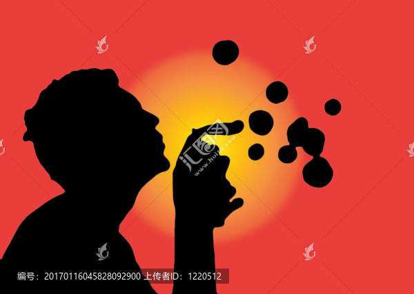 吹泡泡