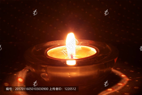 浪漫的燭光