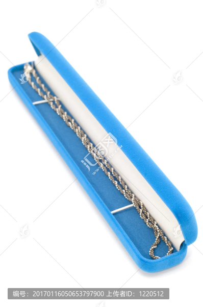 盒子上的銀鏈