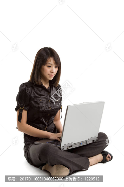 工作的女商人