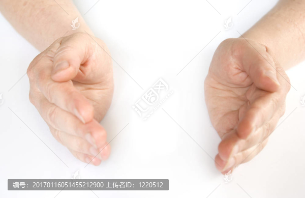 手