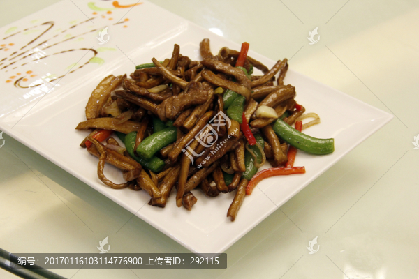 干炒茶樹菇
