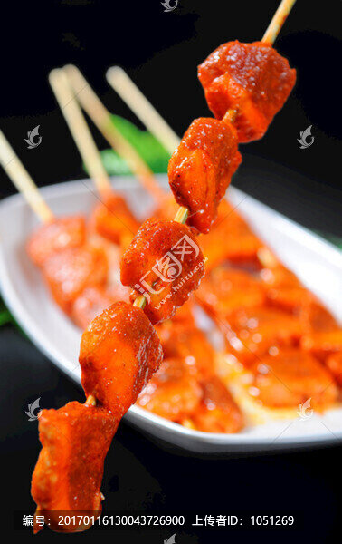 五花肉串