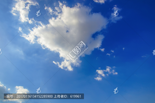 藍天白云天空背景