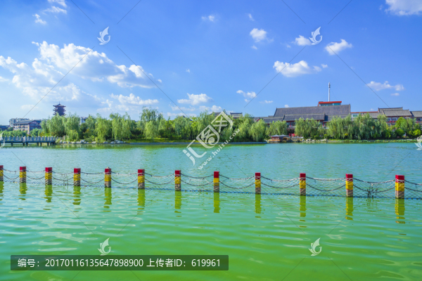 碧水藍(lán)天城市風(fēng)光