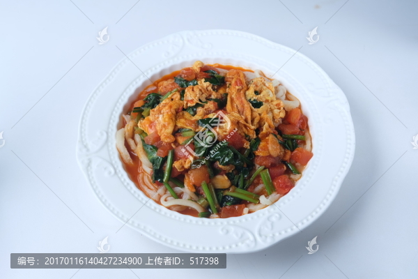 手抓飯西紅柿雞蛋拌面