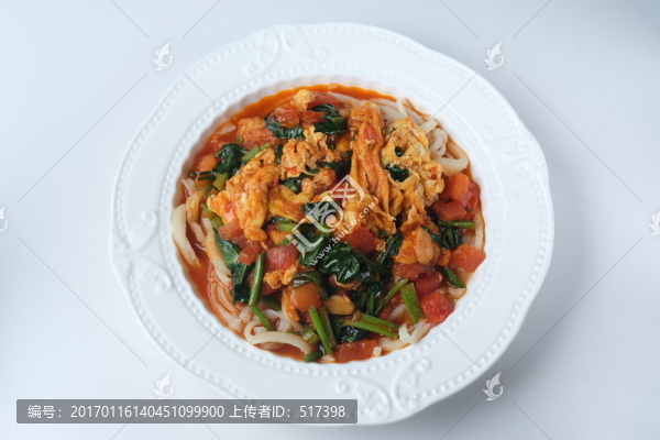 西紅柿雞蛋拌面