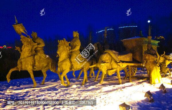 成吉思汗廣場(chǎng)雕塑-匯圖網(wǎng) www.fosd68.com 成吉思汗廣場(chǎng)雕塑