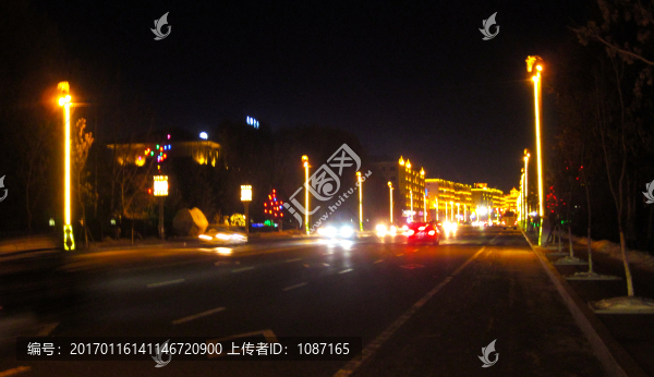 夜晚燈光