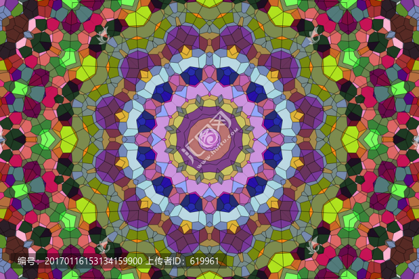 染色玻璃拼花教堂玻璃,無分層