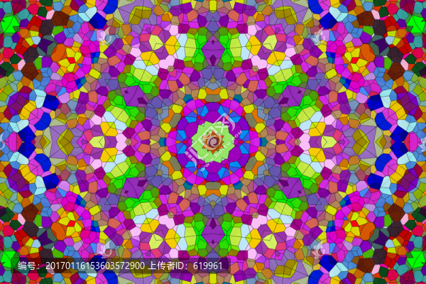 染色玻璃拼花教堂玻璃,無分層