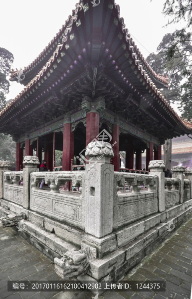 曲阜孔廟一角