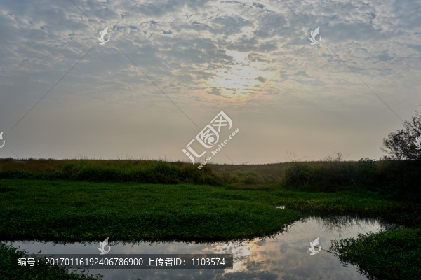 廈門海濱朝霞