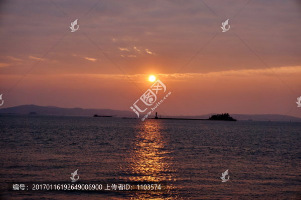 廈門海濱日出