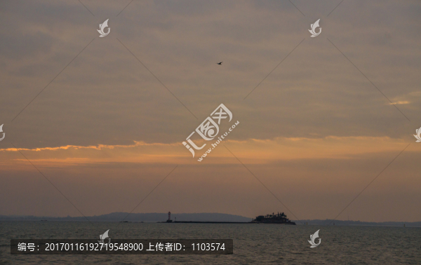 廈門海濱日出