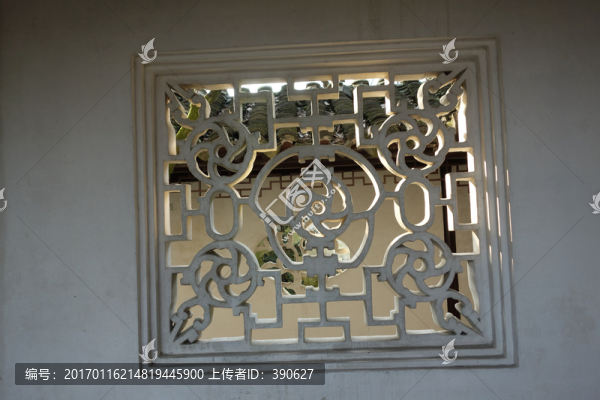 古典園林花窗