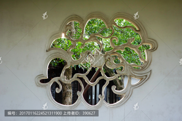 古典園林花窗