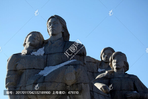 八女投江,雕塑,牡丹江