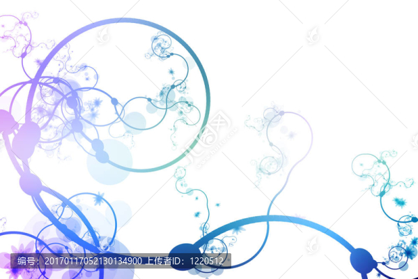 藍紫色抽象曲線