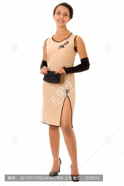 小禮服的女人