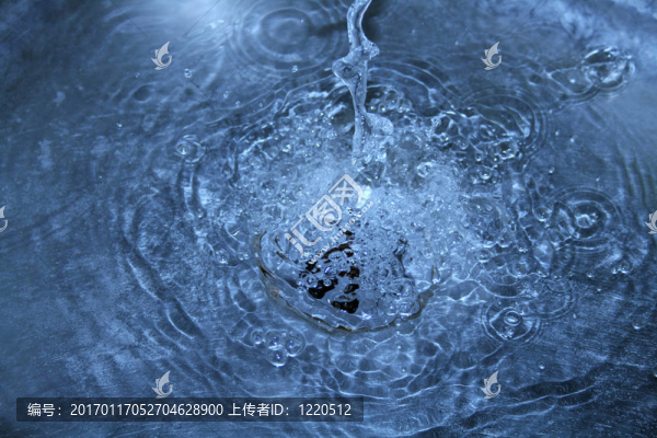 水在下沉