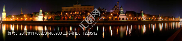 晚上，克林姆林宮